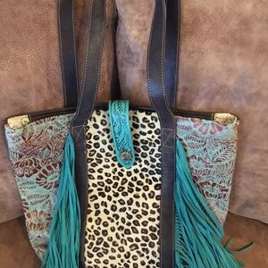 Myra Animal Print Bag